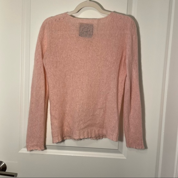 Pink Memories Cozy crewneck mohair pink sweater - Picture 4 of 6